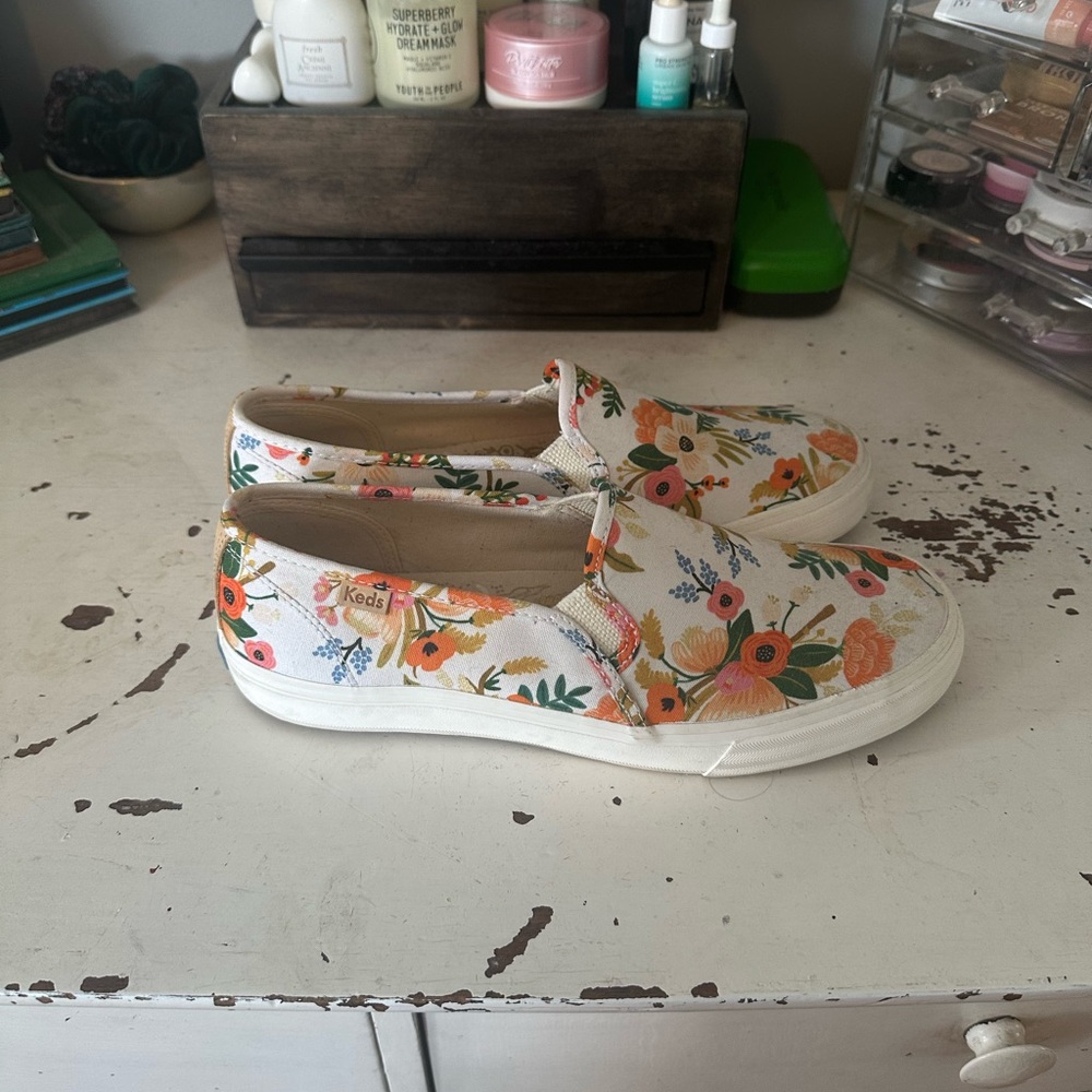 Ked’s x Rifle Paper Floral Slip-On Canvas Shoes - Picture 3 of 4